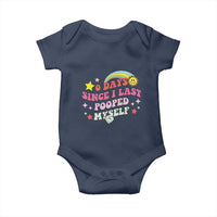 Funny 0 Days Since I Last Pooped Myself Baby Onesie Joke Meme Gag - Wonder Print Shop