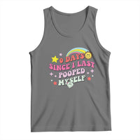 Funny 0 Days Since I Last Pooped Myself Tank Top Joke Meme Gag - Wonder Print Shop