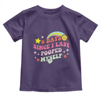 Funny 0 Days Since I Last Pooped Myself Toddler T Shirt Joke Meme Gag - Wonder Print Shop