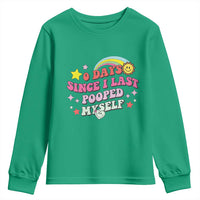 Funny 0 Days Since I Last Pooped Myself Youth Sweatshirt Joke Meme Gag - Wonder Print Shop
