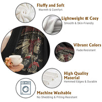 American Legendary Motorcycle Indian Chief Throw Blanket Classic And Vintage Bikers - Wonder Print Shop