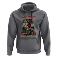 American Legendary Motorcycle Indian Chief Hoodie Classic And Vintage Bikers - Wonder Print Shop