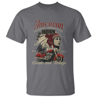American Legendary Motorcycle Indian Chief T Shirt Classic And Vintage Bikers - Wonder Print Shop