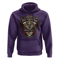 American Indian Skull Motorcycle Vintage Motorbike Engine Hoodie - Wonder Print Shop