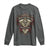 American Indian Skull Motorcycle Vintage Motorbike Engine Long Sleeve Shirt - Wonder Print Shop