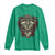 American Indian Skull Motorcycle Vintage Motorbike Engine Long Sleeve Shirt - Wonder Print Shop