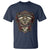 American Indian Skull Motorcycle Vintage Motorbike Engine T Shirt - Wonder Print Shop
