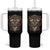 American Indian Skull Motorcycle Vintage Motorbike Engine Tumbler With Handle - Wonder Print Shop