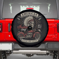 American Legendary Motorcycle Indian Chief Spare Tire Cover No 1 Classic And Vintage Skull - Wonder Print Shop