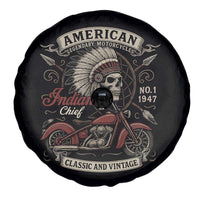 American Legendary Motorcycle Indian Chief Spare Tire Cover No 1 Classic And Vintage Skull - Wonder Print Shop