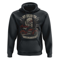 American Legendary Motorcycle Indian Chief Hoodie No 1 Classic And Vintage Skull - Wonder Print Shop