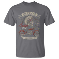 American Legendary Motorcycle Indian Chief T Shirt No 1 Classic And Vintage Skull - Wonder Print Shop