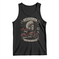 American Legendary Motorcycle Indian Chief Tank Top No 1 Classic And Vintage Skull - Wonder Print Shop