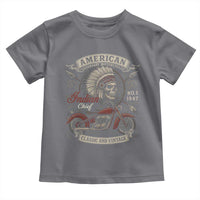 American Legendary Motorcycle Indian Chief Toddler T Shirt No 1 Classic And Vintage Skull - Wonder Print Shop