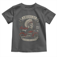 American Legendary Motorcycle Indian Chief Toddler T Shirt No 1 Classic And Vintage Skull - Wonder Print Shop