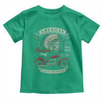American Legendary Motorcycle Indian Chief Toddler T Shirt No 1 Classic And Vintage Skull - Wonder Print Shop