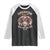 American Legendary Motorcycle Indian Biker Club Raglan Shirt Vintage Motorbike Engine Native American Skull - Wonder Print Shop