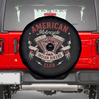 American Motorcycle Indian Biker Club Spare Tire Cover Vintage Motorbike Engine - Wonder Print Shop
