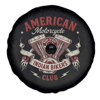 American Motorcycle Indian Biker Club Spare Tire Cover Vintage Motorbike Engine - Wonder Print Shop