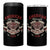 American Motorcycle Indian Biker Club 4 in 1 Can Cooler Tumbler Vintage Motorbike Engine - Wonder Print Shop