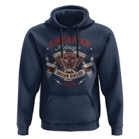 American Motorcycle Indian Biker Club Hoodie Vintage Motorbike Engine - Wonder Print Shop