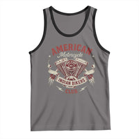 American Motorcycle Indian Biker Club Tank Top Vintage Motorbike Engine - Wonder Print Shop