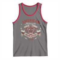 American Motorcycle Indian Biker Club Tank Top Vintage Motorbike Engine - Wonder Print Shop