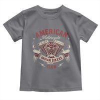 American Motorcycle Indian Biker Club Toddler T Shirt Vintage Motorbike Engine - Wonder Print Shop
