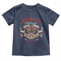 American Motorcycle Indian Biker Club Toddler T Shirt Vintage Motorbike Engine - Wonder Print Shop