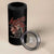 American Legendary Motorcycle Indian Biker Club 4 in 1 Can Cooler Tumbler Vintage Native American Skull - Wonder Print Shop