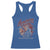 American Legendary Motorcycle Indian Biker Club Racerback Tank Top Vintage Native American Skull - Wonder Print Shop