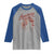 American Legendary Motorcycle Indian Biker Club Raglan Shirt Vintage Native American Skull - Wonder Print Shop