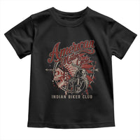 American Legendary Motorcycle Indian Biker Club Toddler T Shirt Vintage Native American Skull - Wonder Print Shop