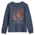 American Legendary Motorcycle Indian Biker Club Youth Sweatshirt Vintage Native American Skull - Wonder Print Shop