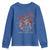 American Legendary Motorcycle Indian Biker Club Youth Sweatshirt Vintage Native American Skull - Wonder Print Shop