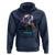 Native American Rider Hoodie Vintage Indian American Motorcycle Wolf - Wonder Print Shop
