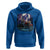 Native American Rider Hoodie Vintage Indian American Motorcycle Wolf - Wonder Print Shop