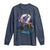 Native American Rider Long Sleeve Shirt Vintage Indian American Motorcycle Wolf - Wonder Print Shop