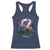 Native American Rider Racerback Tank Top Vintage Indian American Motorcycle Wolf - Wonder Print Shop