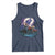 Native American Rider Tank Top Vintage Indian American Motorcycle Wolf - Wonder Print Shop