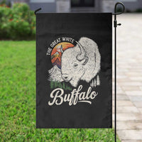 The Great White Buffalo Garden Flag Native American Sacred Spirit Animal - Wonder Print Shop