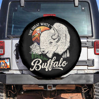 The Great White Buffalo Spare Tire Cover Native American Sacred Spirit Animal - Wonder Print Shop