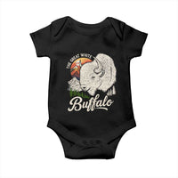 The Great White Buffalo Baby Onesie Native American Sacred Spirit Animal - Wonder Print Shop