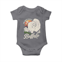 The Great White Buffalo Baby Onesie Native American Sacred Spirit Animal - Wonder Print Shop