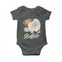 The Great White Buffalo Baby Onesie Native American Sacred Spirit Animal - Wonder Print Shop