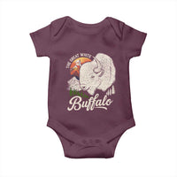 The Great White Buffalo Baby Onesie Native American Sacred Spirit Animal - Wonder Print Shop