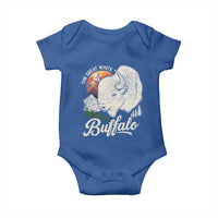 The Great White Buffalo Baby Onesie Native American Sacred Spirit Animal - Wonder Print Shop