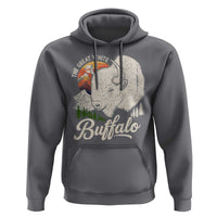 The Great White Buffalo Hoodie Native American Sacred Spirit Animal - Wonder Print Shop