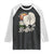 The Great White Buffalo Raglan Shirt Native American Sacred Spirit Animal - Wonder Print Shop