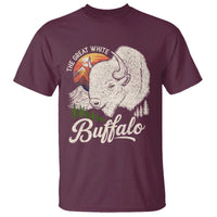 The Great White Buffalo T Shirt Native American Sacred Spirit Animal - Wonder Print Shop